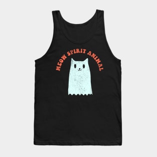 Meow Spirit Animal - Halloween Cat Tank Top